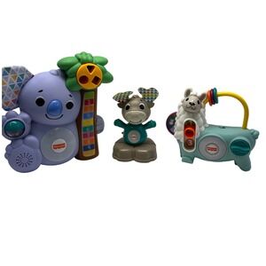 Linkimals Fisher Price Koala Moose Llama Musical Interactive Learning Toys-WORKS